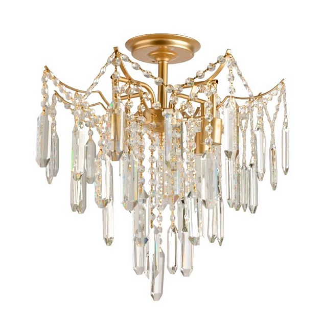 Потолочная люстра ЭкономСвет 15551/4CPGD+CL Фото № 1