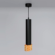 Подвесной светильник Elektrostandard DLN103 GU10 черный/золото a047750 2