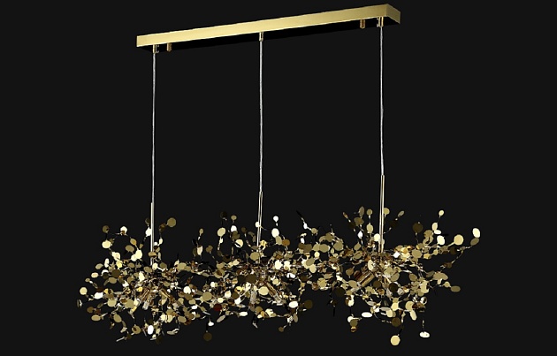 Подвесная люстра Crystal Lux GARDEN SP3х3 L1200 GOLD Фото № 3