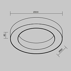 Потолочный светильник Maytoni Technical C093CL-24W3K-W 1