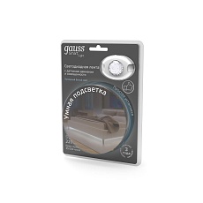 Светодиодная влагозащищенная лента Gauss 4,5W/m 30LED/m 2835SMD холодный белый 1,2M 311011205 5