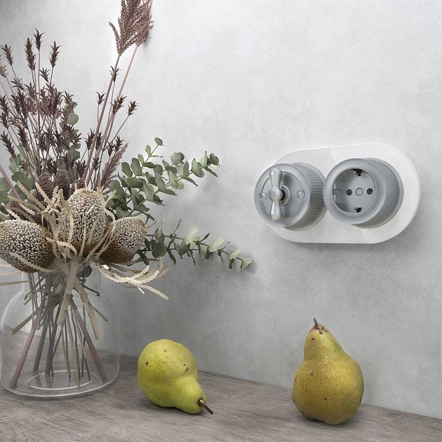 Рамка Werkel на 2 поста Favorit Runda белый W0025101 4690389166440 Фото № 3