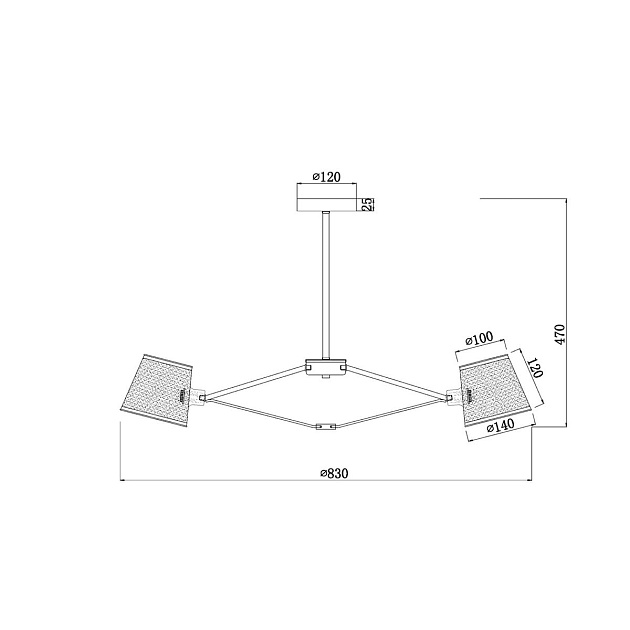 Потолочная люстра Freya Gino FR5108PL-08CH Фото № 2