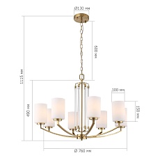 Подвесная люстра ST Luce Opalus SL1403.303.08 1