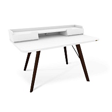 Письменный стол Sheffilton SHT-TU9-2/TT31 120/65 ЛДСП венге/белый шагрень 2726442501