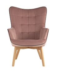 Кресло Stool Group Манго велюр розовый MANCO HLR-34 2