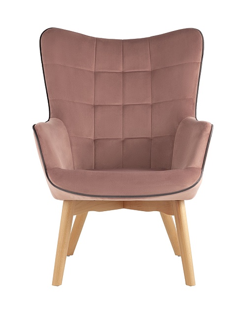 Кресло Stool Group Манго велюр розовый MANCO HLR-34 Фото № 3