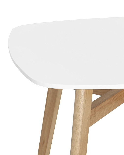 Кухонный стол Stool Group Target 80*80 бук/белый УТ000005563 изображение 4 Кухонный стол Stool Group Target 80*80 бук/белый УТ000005563 Фото № 4