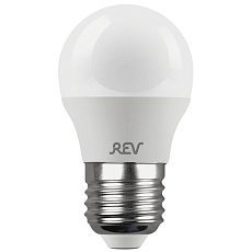 Лампа светодиодная REV G45 Е27 5W 4000K нейтральный белый свет шар 32263 4 1