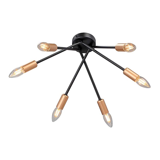 Потолочная люстра Vitaluce V3021-1/6PL изображение 1 Потолочная люстра Vitaluce V3021-1/6PL Фото № 1