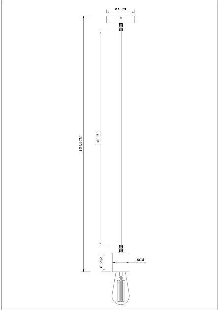 Подвесной светильник Arte Lamp Mark A7048SP-1BK Фото № 2