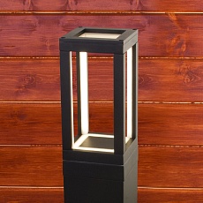 Уличный светодиодный светильник Elektrostandard Frame 1529 Techno Led черный a051859 2