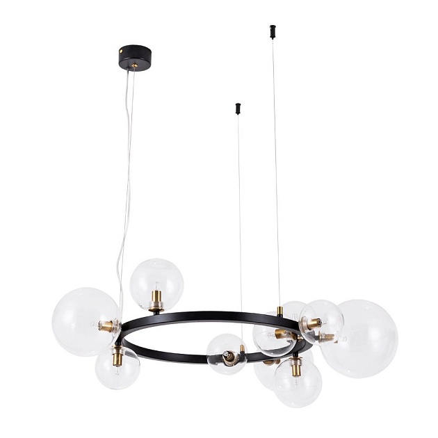 Подвесная люстра Arte Lamp Vincent A7790SP-10BK Фото № 1