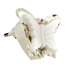 Настенный светодиодный светильник Uniel Детская серия DTL-308-Бабочка/RGB/3LED/0,5W 10318