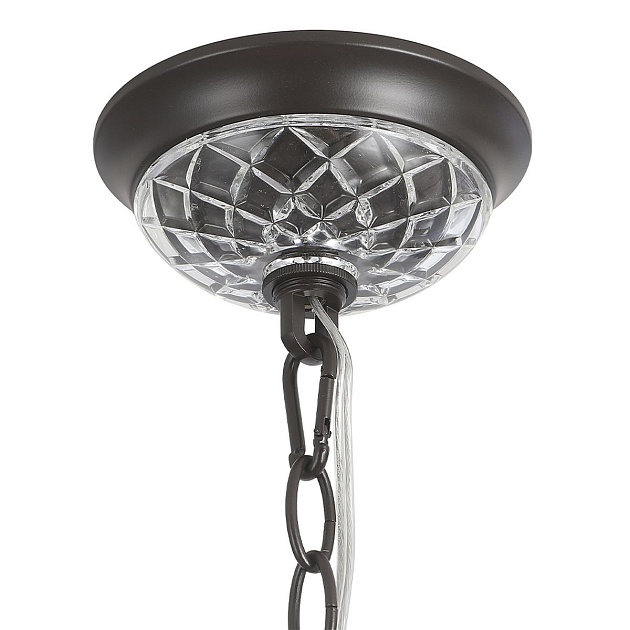 Подвесная люстра Crystal Lux Odelis SP6 Brown Фото № 3