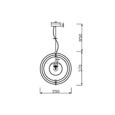 Подвесной светильник Vele Luce Orion VL1834P01 4