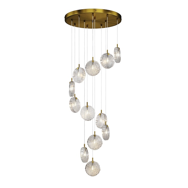 Подвесная люстра Maytoni Frozen MOD254PL-12BS Фото № 3