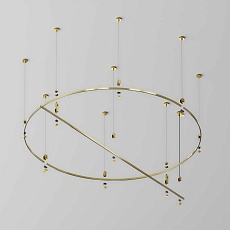 Шинопровод круглый из полукругов 1500мм Maytoni Technical FLARITY Busbar trunkings Flarity TRX154-2SR-D1500-BS 2