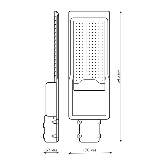 Уличный светодиодный консольный светильник Gauss Avenue 629534320 изображение 5 Уличный светодиодный консольный светильник Gauss Avenue 629534320 Фото № 5