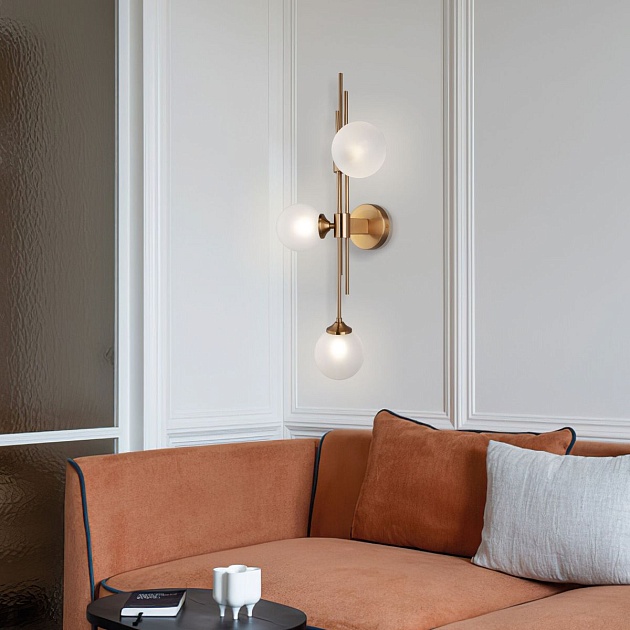 Бра Eurosvet Volver 50383/3 латунь Фото № 2