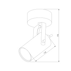 Спот TK Lighting 6500 Redo Black 2