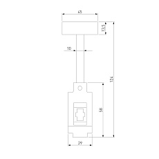 Декоративная стойка с вводом питания Elektrostandard Esthetic Magnetic 85141/00 a065433 4