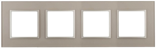 Рамка 4-постовая ЭРА Elegance 14-5104-04 Б0034527 изображение 1 Рамка 4-постовая ЭРА Elegance 14-5104-04 Б0034527 Фото № 1