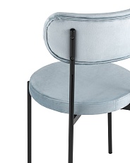 Кухонный стул Stool Group Барбара велюр серо-голубой DC-09040 HLR-17 4
