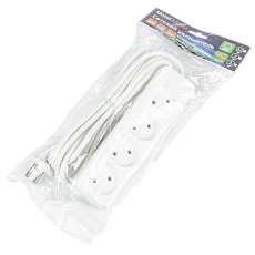 Удлинитель Uniel Ultra 4гн х 3м б/з S-CU4-3 White UL-00009988 2