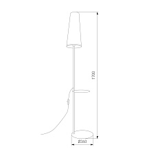 Торшер TK Lighting 5959 Zing 1
