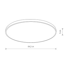 Потолочный светодиодный светильник Nowodvorski Agnes Round Led 8185 1