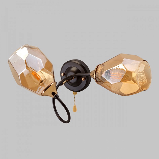 Бра IMEX MD.4249-2-W-COFFEE+FGD Фото № 1