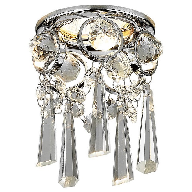 Встраиваемый светильник Ambrella light Crystal K2222 CH/CL Фото № 1