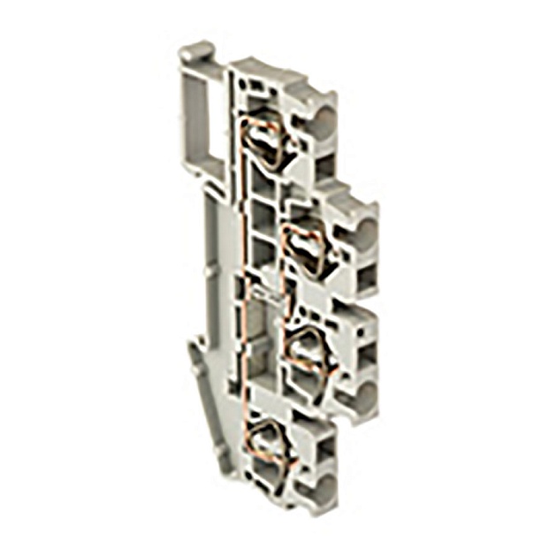 Колодка клеммная пружинная двойная JXB-ST-2.5 26А серая EKF PROxima plc-jxb-st-2.5-4-2 Фото № 1