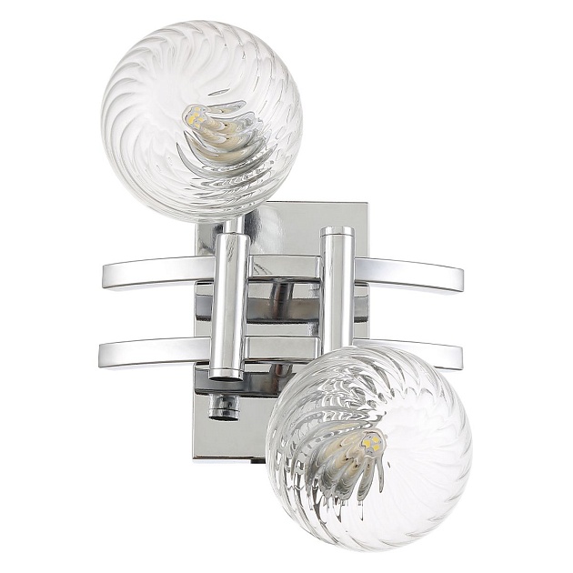 Бра Crystal Lux Luxury AP2 Chrome Фото № 4