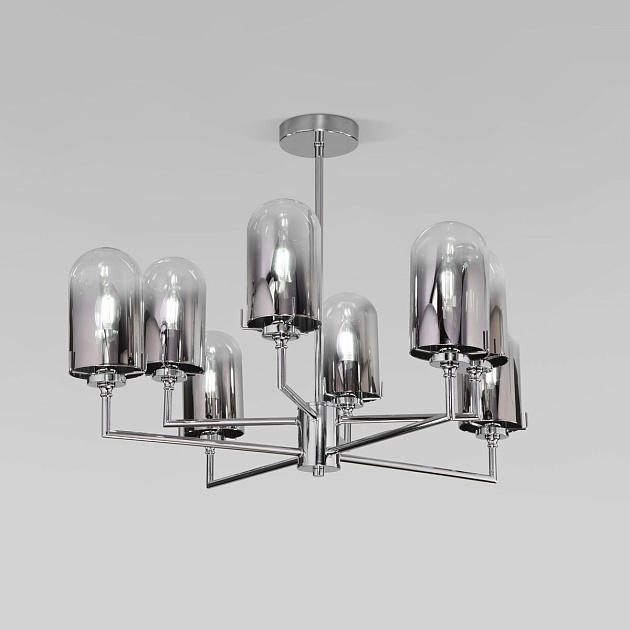 Подвесная люстра Eurosvet Pluto 60156/8 хром Фото № 1