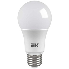 Лампа светодиодная IEK E27 9W 4000K матовая LLE-A60-9-230-40-E27 2