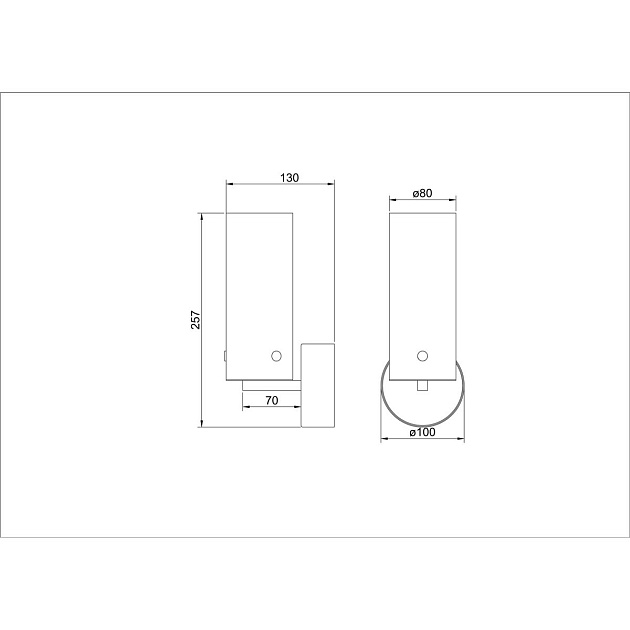 Бра Arte Lamp Lanterna A3606AP-8BK Фото № 2