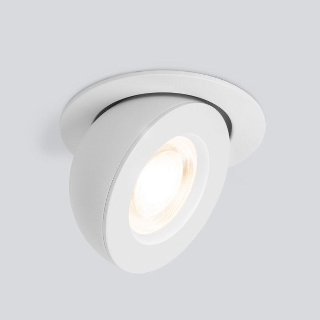 Встраиваемый светодиодный светильник Elektrostandard Pruno 25080/LED белый a060941 фото 3
