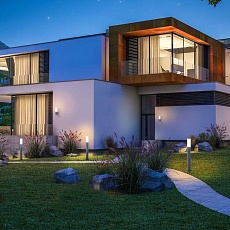 Уличный светильник Elektrostandard 1419 Techno серый a049721 1