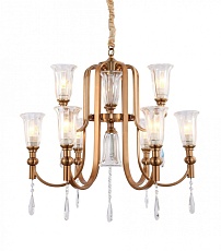 Подвесная люстра Lumina Deco Rionella LDP 8041-6+3 S.GD 1