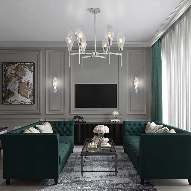 Подвесная люстра Eurosvet Prism 60143/6 хром Фото № 3