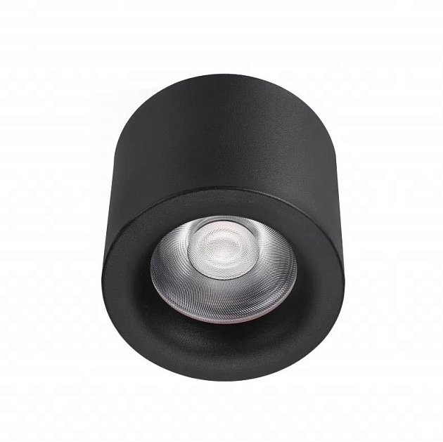 Потолочный светодиодный светильник iLedex Metrica 113-12W-D100-3000K-24DG-BK фото 