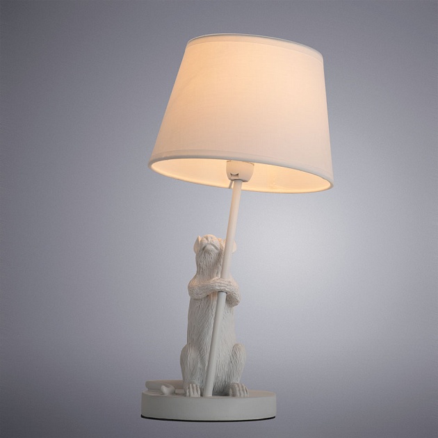Настольная лампа Arte Lamp Gustav A4420LT-1WH Фото № 4