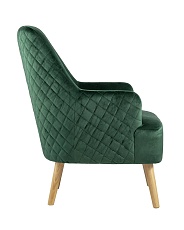 Кресло Stool Group Хантер велюр зеленый HUTTER GREEN 2
