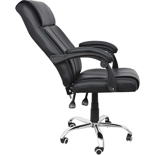 Кресло руководителя AksHome Brighton чёрный, экокожа 80024 Фото № 7