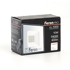 Светодиодный прожектор Feron LL-1000 10W 6400K 41537 1