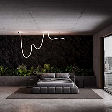 Накладные крепления для круглого гибкого неона черный Elektrostandard a070761 1