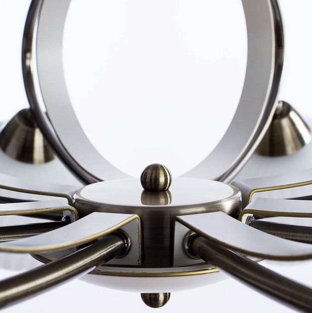 Потолочная люстра Arte Lamp Ellisse A6342PL-8WG изображение 2 Потолочная люстра Arte Lamp Ellisse A6342PL-8WG Фото № 2