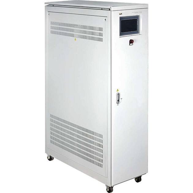 Стабилизатор напряжения трёхфазный напольный 500кВА INDUSTRIAL IEK IVS10-3-500-12 Фото № 1